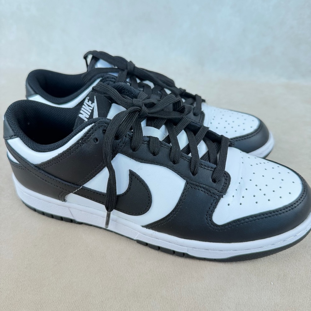 Nike Dunk Low Panda White Black Women’s 8.5 / Men’s 7 DD1503-101 - Picture 5 of 11